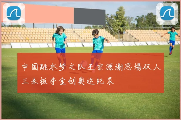 中国跳水梦之队王宗源谢思埸双人三米板夺金创奥运纪录