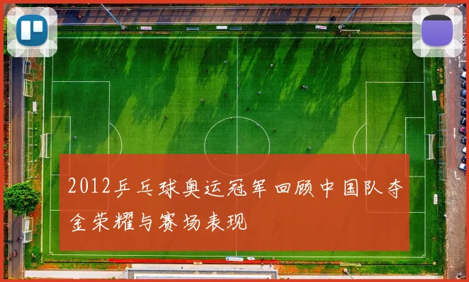 2012乒乓球奥运冠军回顾中国队夺金荣耀与赛场表现