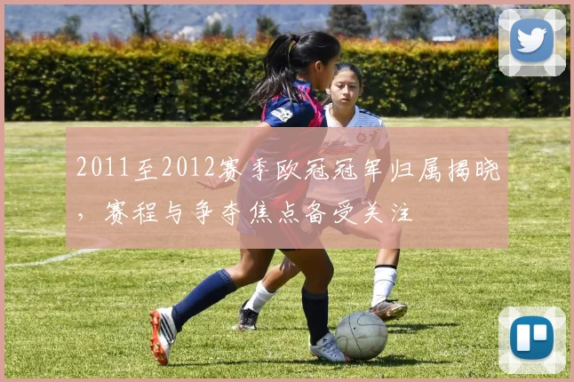 2011至2012赛季欧冠冠军归属揭晓,赛程与争夺焦点备受关注